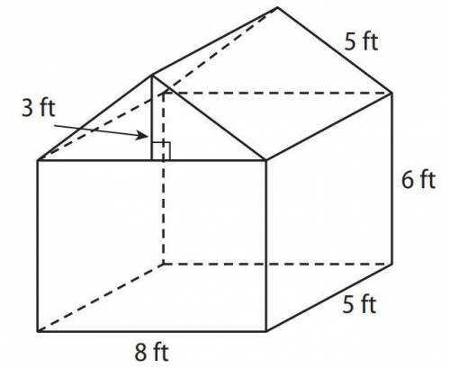 Find the surface area of the rectangular prism. The surface area of the rectangular prism is (use w