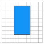 This DIAGRAM of a rectangular ARENA was drawn using a scale factor of 1 centimeter to 20 meters. (I