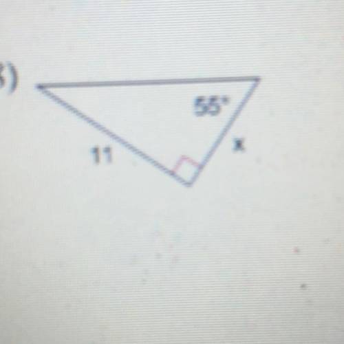 Can someone help me find the missing side and round to the nearest tenth please
