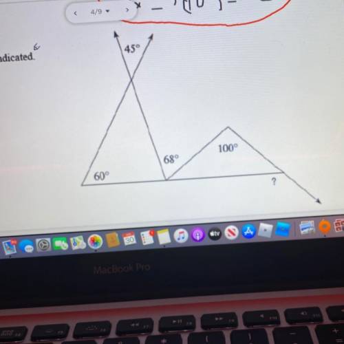 Find the measure of the angle indicated 
PLEASE HELP