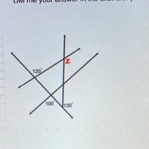 Solve for angle Z
PLEASE HELP