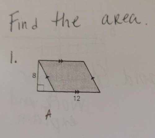 Find the area of the trapezoid​