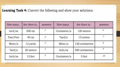 Convert the following and show your solution