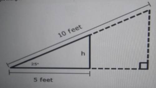 The diagram shows a 10-feet ramp used to load a truck.The trucking company plans to add a vertical