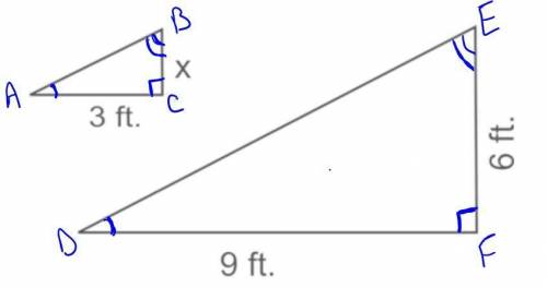 Triangle ABC is similar to triangle DEF. What is the length of BC? asap shawties
