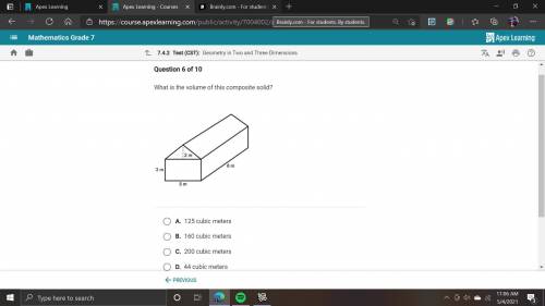 What is volume of the composed solid
