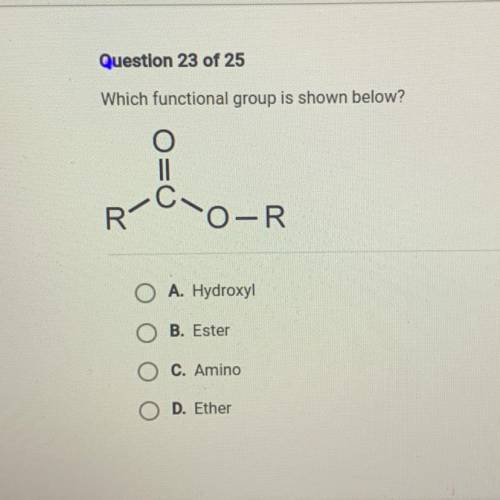 Which functional group is shown below?
