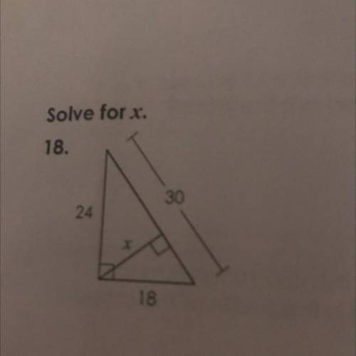 Solve for x. NEED ANSWER ASAP TYY SO MUCH IN ADVANCE