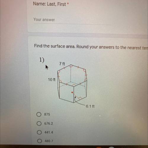 WILL GIVE BRAINLIEST, NO LINKS
find the surface area.