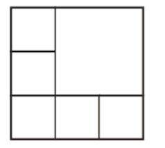 How many ways to fill 3 colors for 6 squares in a large square satisify 2 square adjacent cannot be