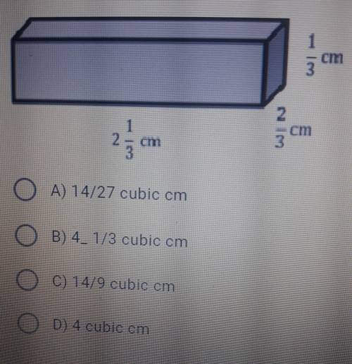 3. Calculate the volume of this rectangular prism below. ​