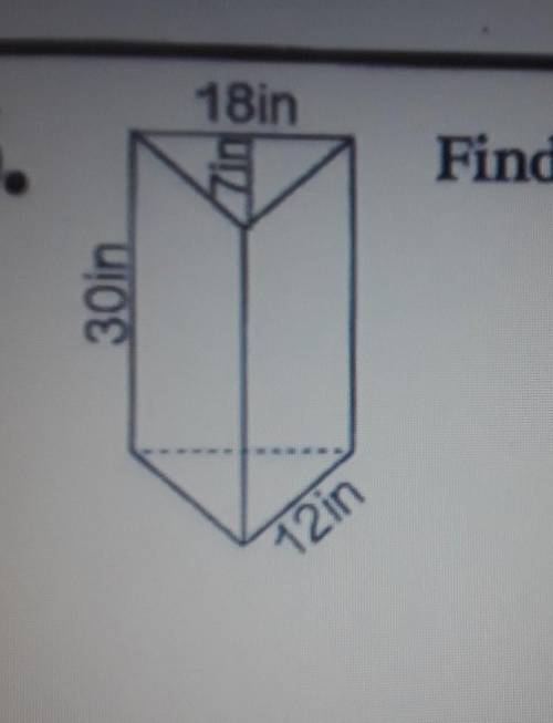 Find the volume explain where you found your answer​
