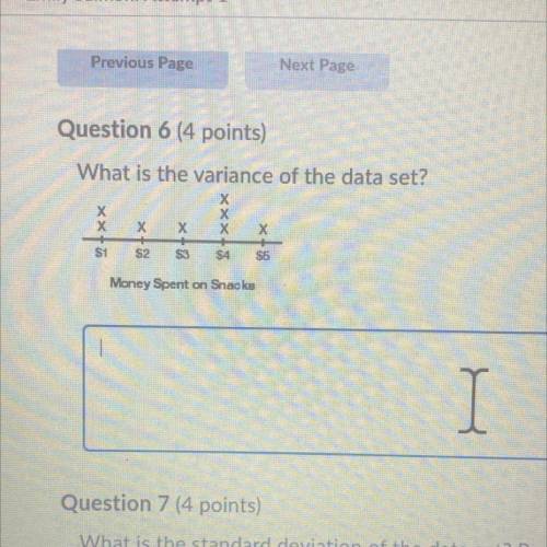 What is the variance of the data set?