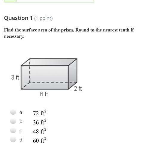 Find the surface area of the prism. Round to the nearest tenth if necessary.