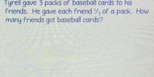 How many friends got baseball cards?