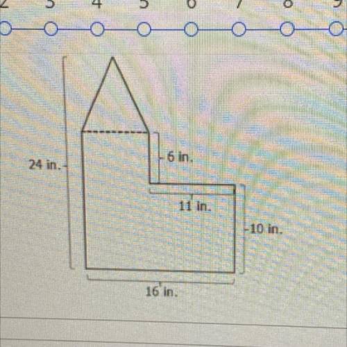 What is the area of the composite figure shown?