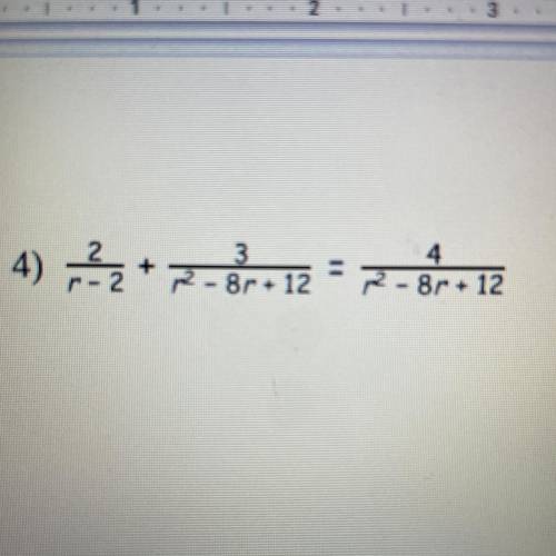 Can someone solve this rational equation and plz don’t link files