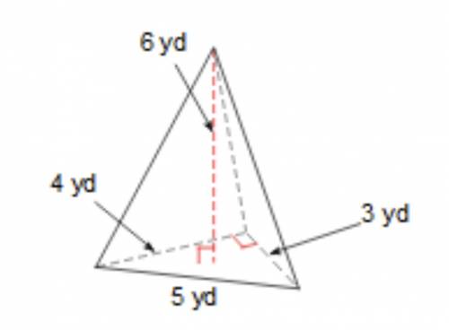 Find the VOLUME of the figure below