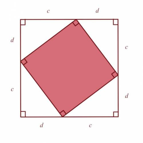 Pls help!!

Find values for c and d so that the shaded square has a
side length between 6 and 7 ce