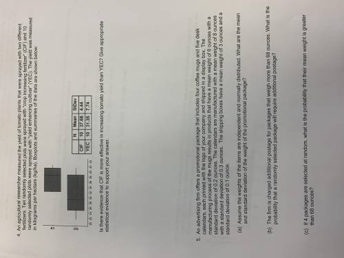 I need help with these statistics problems, please help!