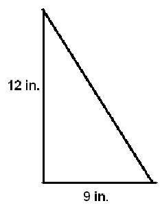 The triangle below is a right triangle. What is the length of the missing side? Round your answer t