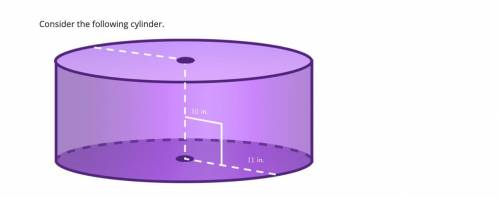 What is the approximate volume of the cylinder?

Use 3.14 as your approximation for πV≈ [blank] V≈