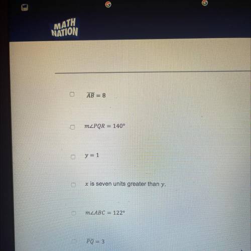 Triangles AABC and APQR are given. AABC = APQR by SAS. If IZABC = 12x + 2, mzPQR = 142 -

2x, AB =