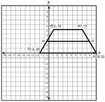 Trapezoid TRAP is shown on the grid below.

What is the length of the midsegment MN?
6
9
12
18