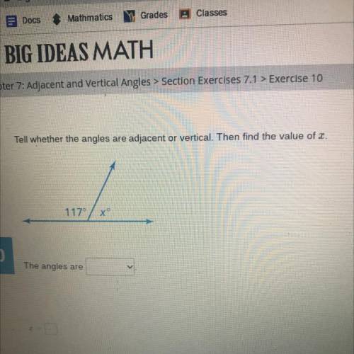 What is the value of x???