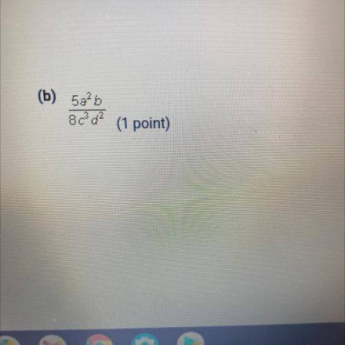 What would be the degree of this monomial?
