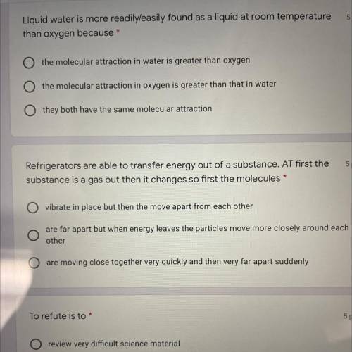 The last question are

A-review very difficult science material 
B-refuse to believe the truth 
C-