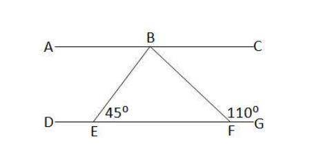 Please help.

a. What is the relationship between ∠FEB and ∠ABE?
b. What are the two parallel line