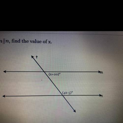 Help find the value of x pls