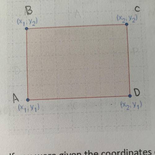 Hey Besties!

5) Find the length of all four sides of this rectangle. Use the distance formula and