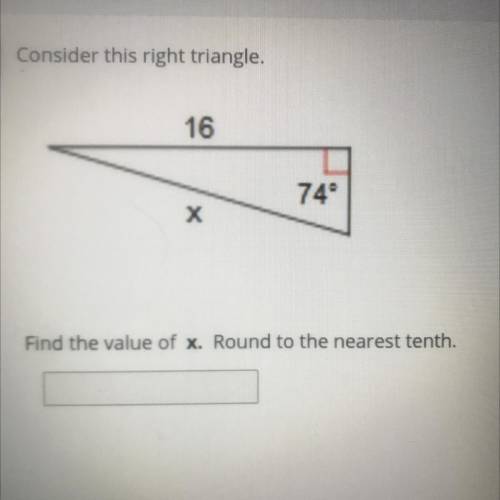 Find the valué of x round ro the nearest tenth