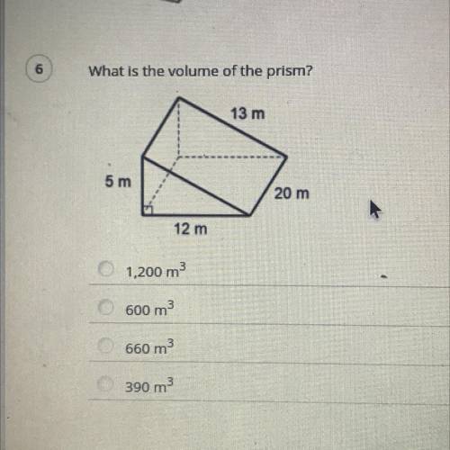 What’s the volume of prism? ( multiple choice ) Links=report
