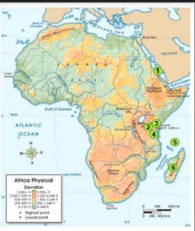 SEE- What did you SEE in the Map and what does it tell you about the Geography of Africa?