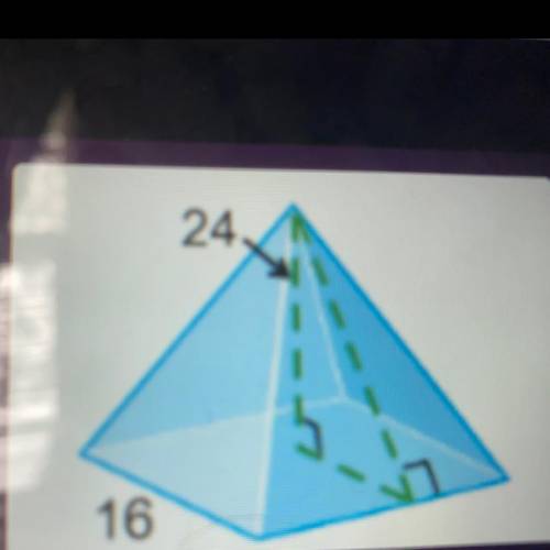PLZZZ HELP :) 16 POINTS ‼️

✨✨✨✨✨✨
What is the total surface area of the pyramid 
Round to the nea