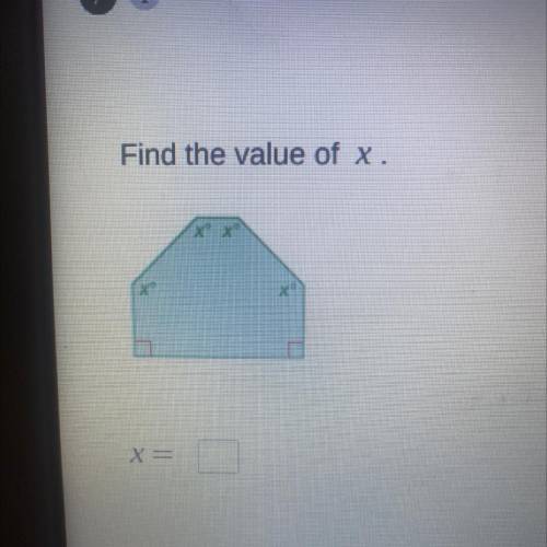 Find the volume of x
