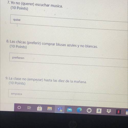 Is this rightttt??? Its spanish and i wanna check
My work