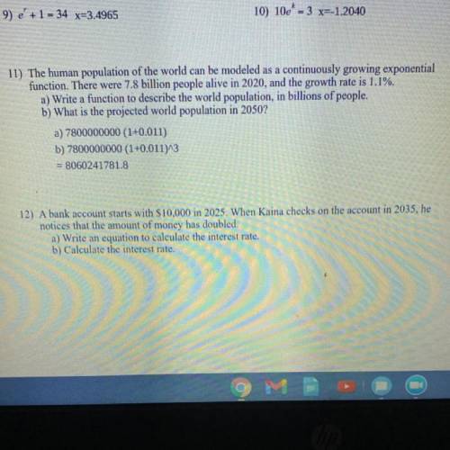 SOMEONE HELP ME WITH 12 PLEASE 10 POINTS FOR THIS. I NEED THIS ASAP AND I WILL MARK YOU BRAINIEST.