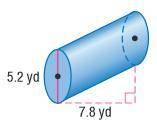 What is the volume of the cylinder below?