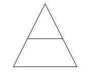The isosceles trapezoid is part of an isosceles triangle with a 46° vertex angle. What is the measu