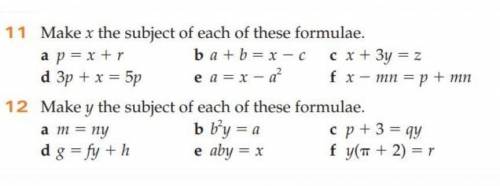 If anyone could explane how to get the answer to any of these questions that would be great also ex