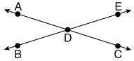 Which of the following are line segments shown in the drawing?