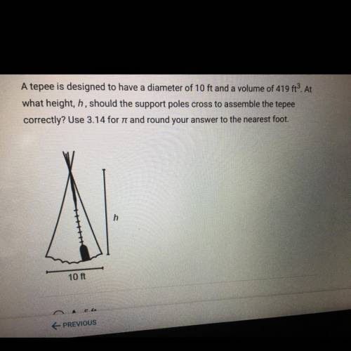 NO LINKS OR YOULL BE REPORTED

Pls help me~math~
Il mark brainliest if correct 
O A. 5ft
O B. 13 f