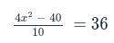 Solve for x 
Ps: please be ask Descriptie as possible so i can learn how to do this thanks!