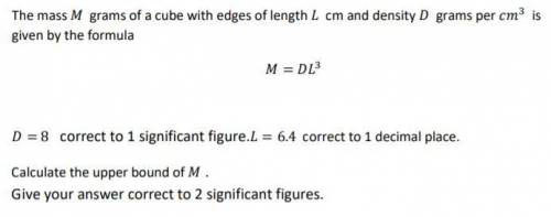 Please answer this for me. I also need the lower bound.