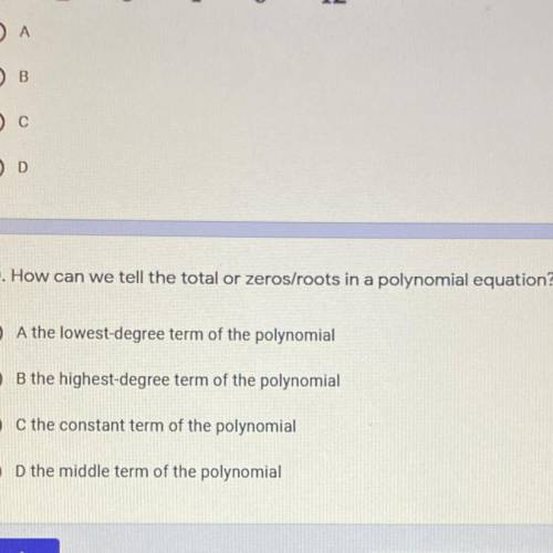 How can we tell the total or zeros/roots in a polynomial equation?