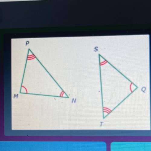 How are these triangles congruent ? 
- HL 
- AAA
- ASA
